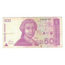 Banknote, Croatia, 500 Dinara, 1991, 1991-10-08, KM:21a, VF(30-35)