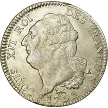 Monnaie, France, Ecu, 1792, Paris, SUP, Argent, KM:615.1, Gadoury:55