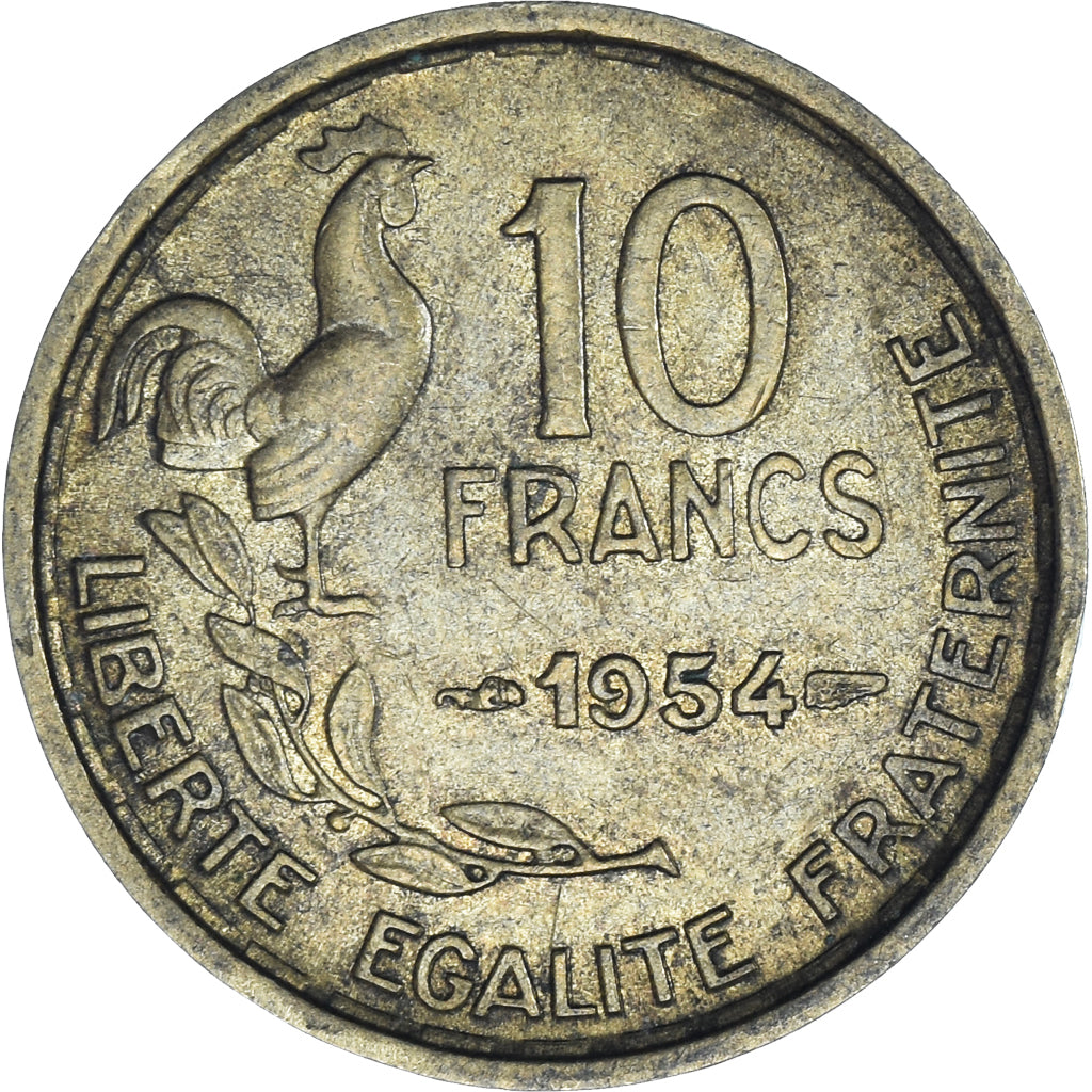 Münze, Frankreich, 10 Francs, 1954