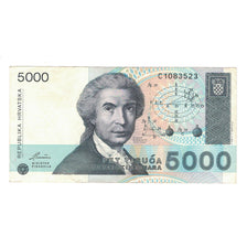 Banknote, Croatia, 5000 Dinara, 1992, 1992-01-15, KM:24a, EF(40-45)