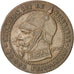 FRANCE, 5 Centimes, 1870, AU(50-53), Bronze, 6.13