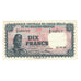 Banknote, Belgian Congo, 10 Francs, 1958, 1958-06-01, KM:30b, AU(50-53)