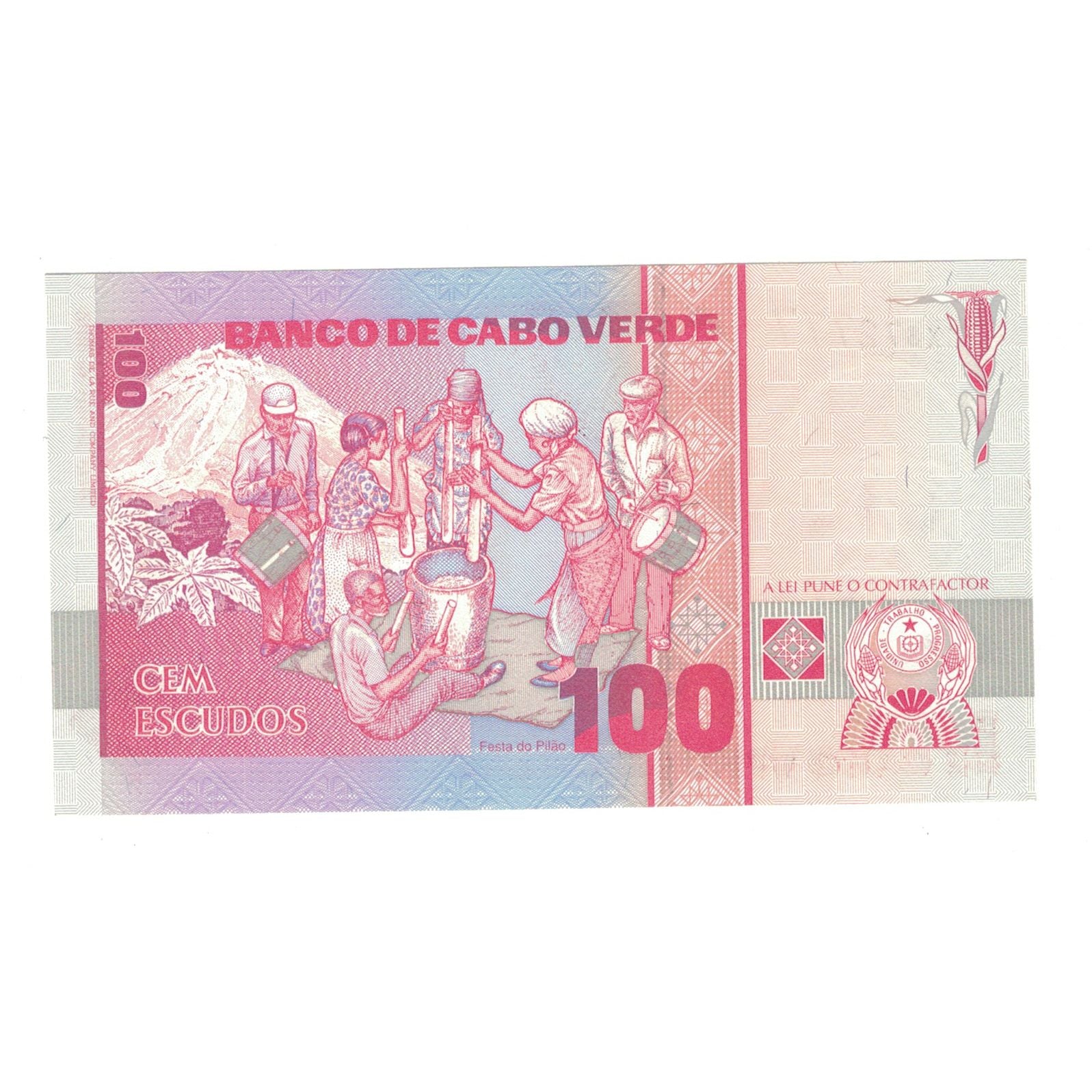 Banknote, Cape Verde, 100 Escudos, 1989, 1989-01-20, KM:57a, UNC(65-70)
