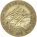 Moneta, Stati dell’Africa centrale, 5 Francs, 1976