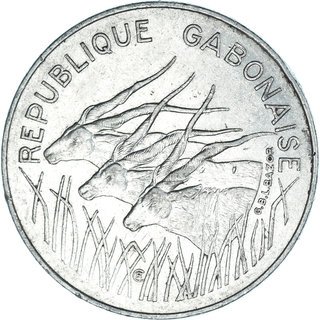 Munten, Gabon, 100 Francs, 1984