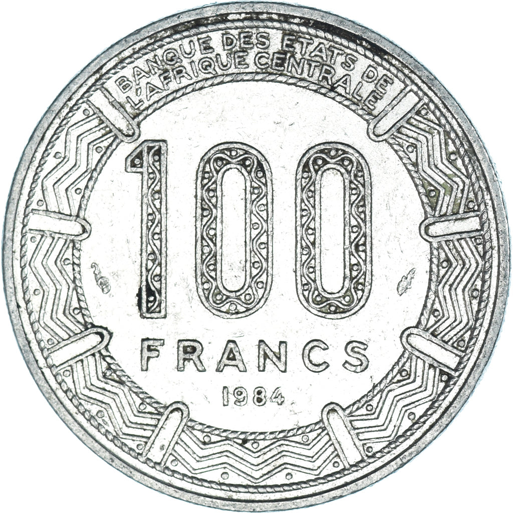 Munten, Gabon, 100 Francs, 1984