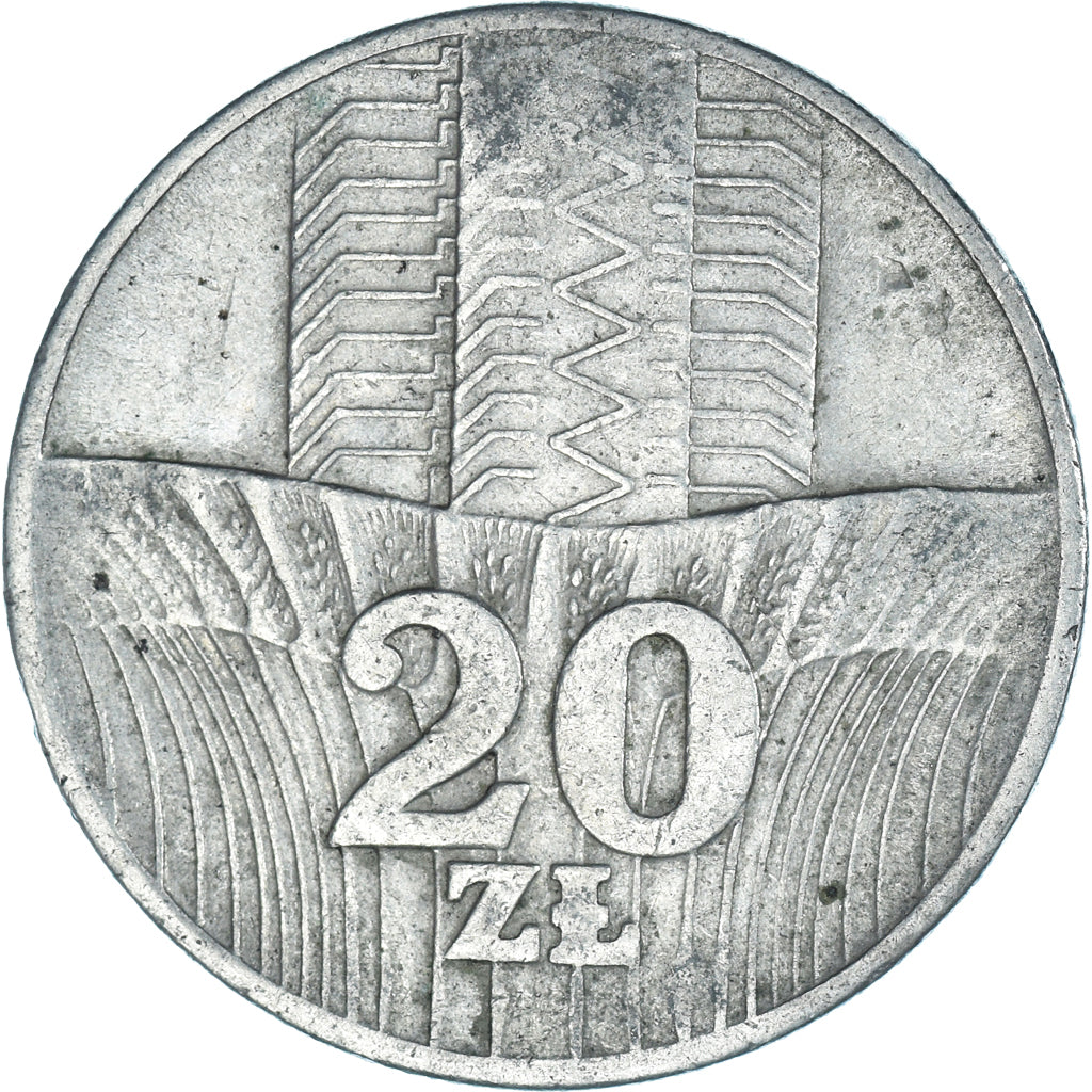Coin, Poland, 20 Zlotych, 1973