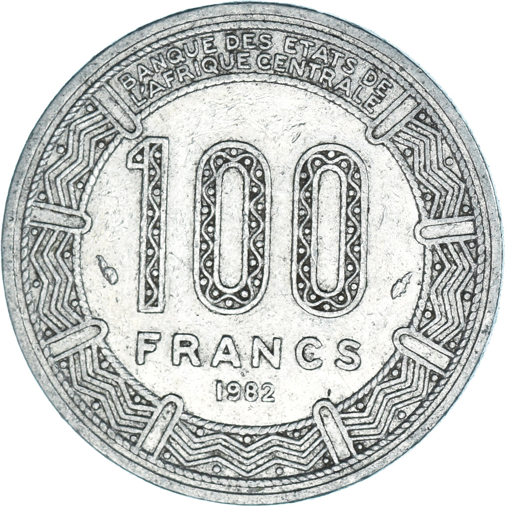 Coin, Congo, 100 Francs, 1982