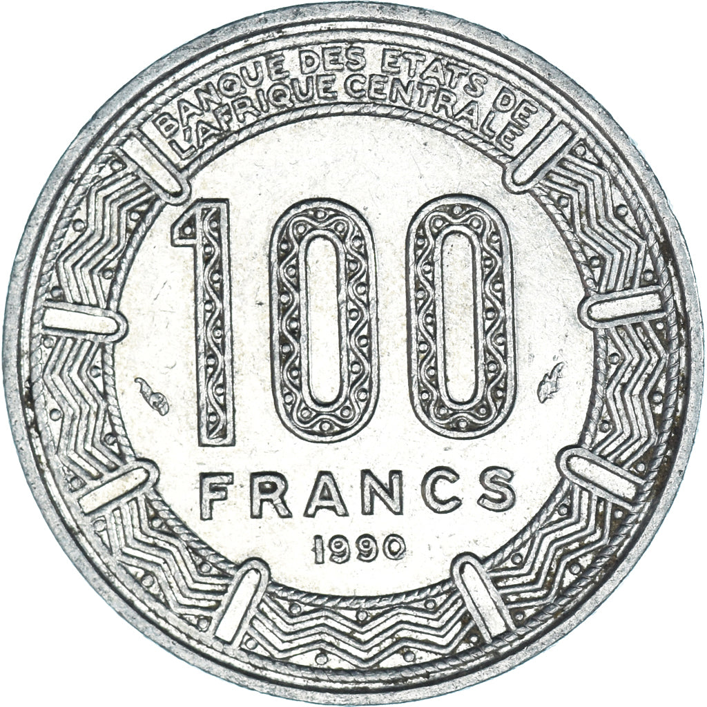 Munten, Tsjaad, 100 Francs, 1990