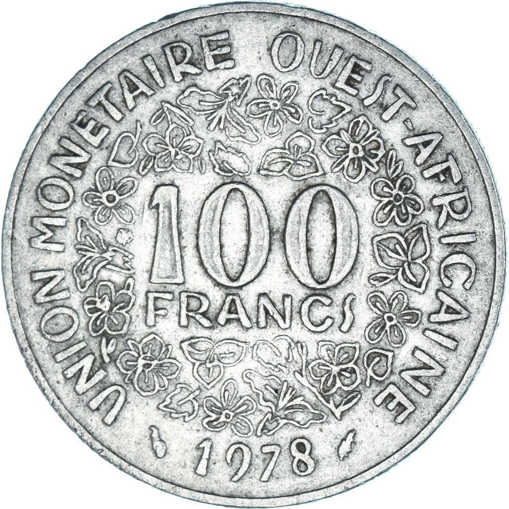 Moeda, Estados da África Ocidental, 100 Francs, 1978