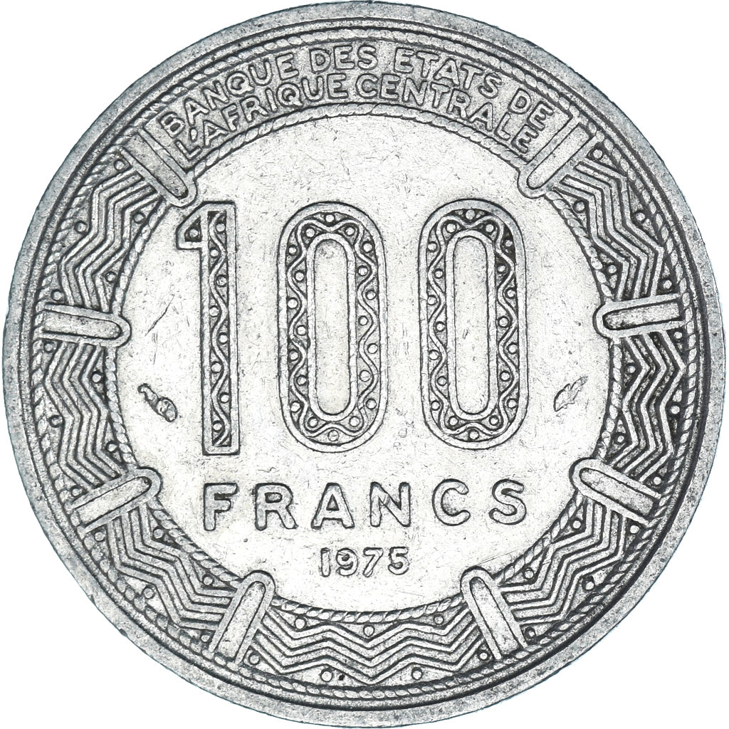 Coin, Congo, 100 Francs, 1975