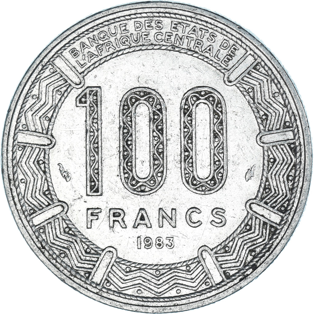 Moneda, Congo, 100 Francs, 1983