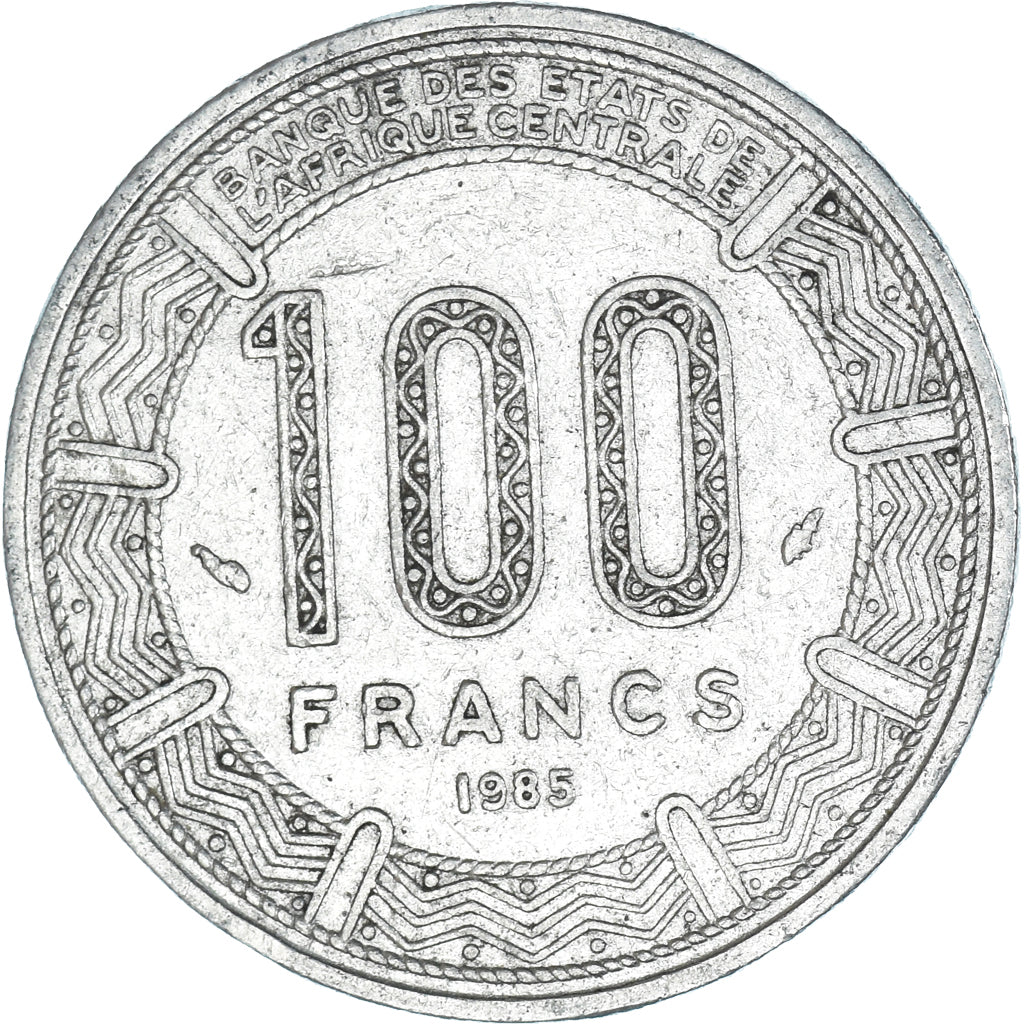 Moneta, Congo, 100 Francs, 1985