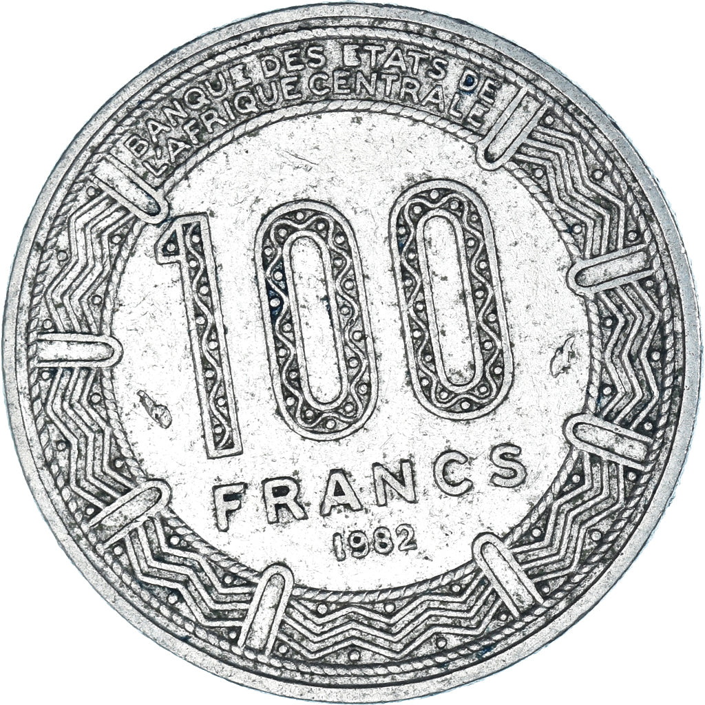 Moneta, Congo, 100 Francs, 1982