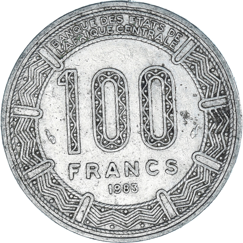 Moneta, Congo, 100 Francs, 1983