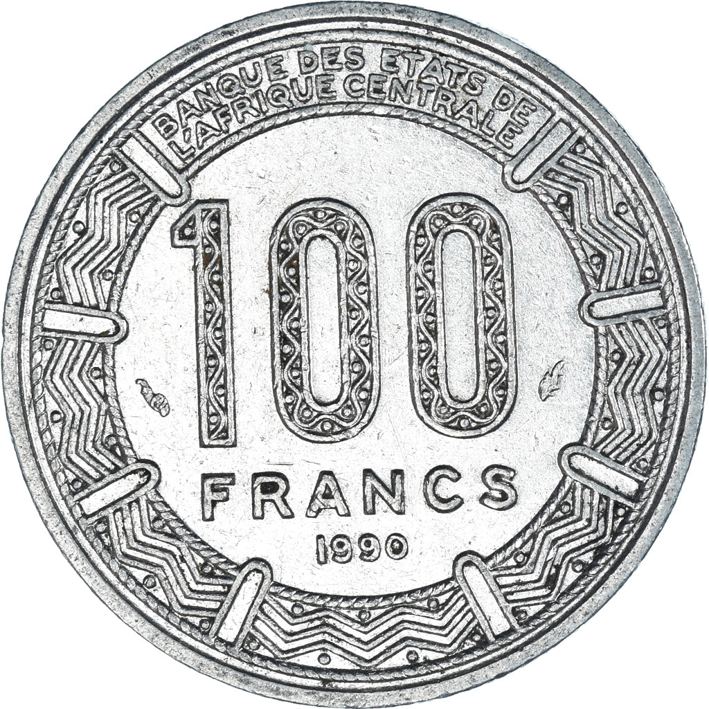 Coin, Congo, 100 Francs, 1990
