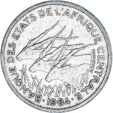 Coin, Central African States, 50 Francs, 1984