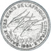 Coin, Central African States, 50 Francs, 1984