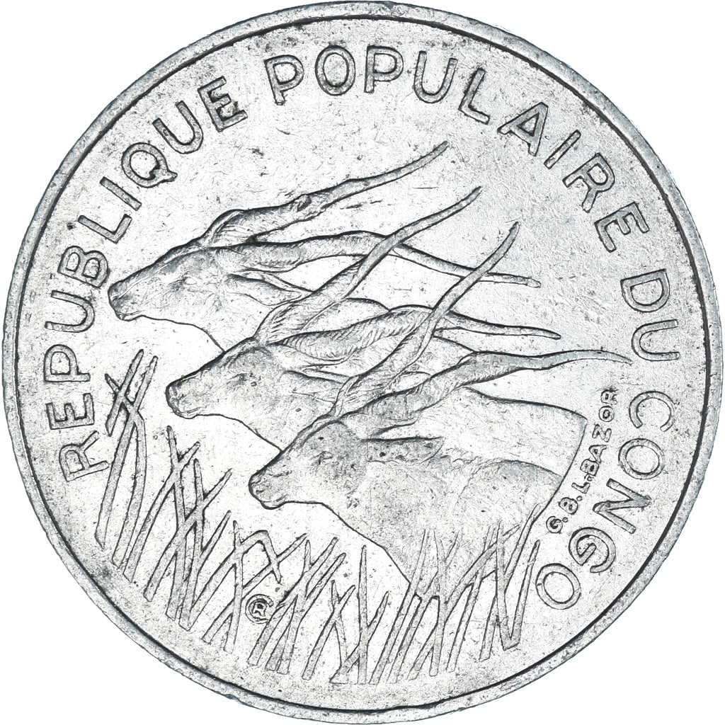 Coin, CONGO, DEMOCRATIC REPUBLIC, 100 Francs, 1990