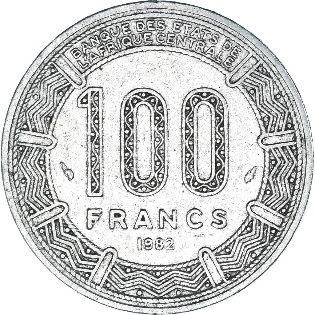 Coin, Congo, 100 Francs, 1982
