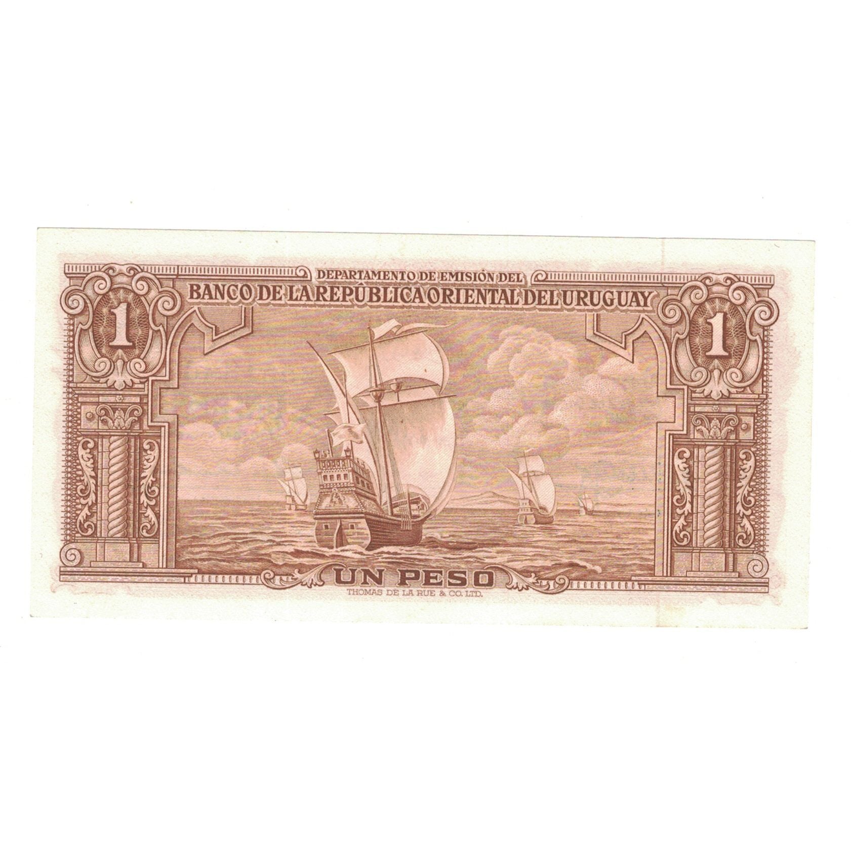 Banknote, Uruguay, 1 Peso, 1939, KM:35b, UNC(65-70)