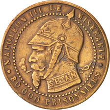 FRANCE, 5 Centimes, 1871, EF(40-45), Bronze, 5.69