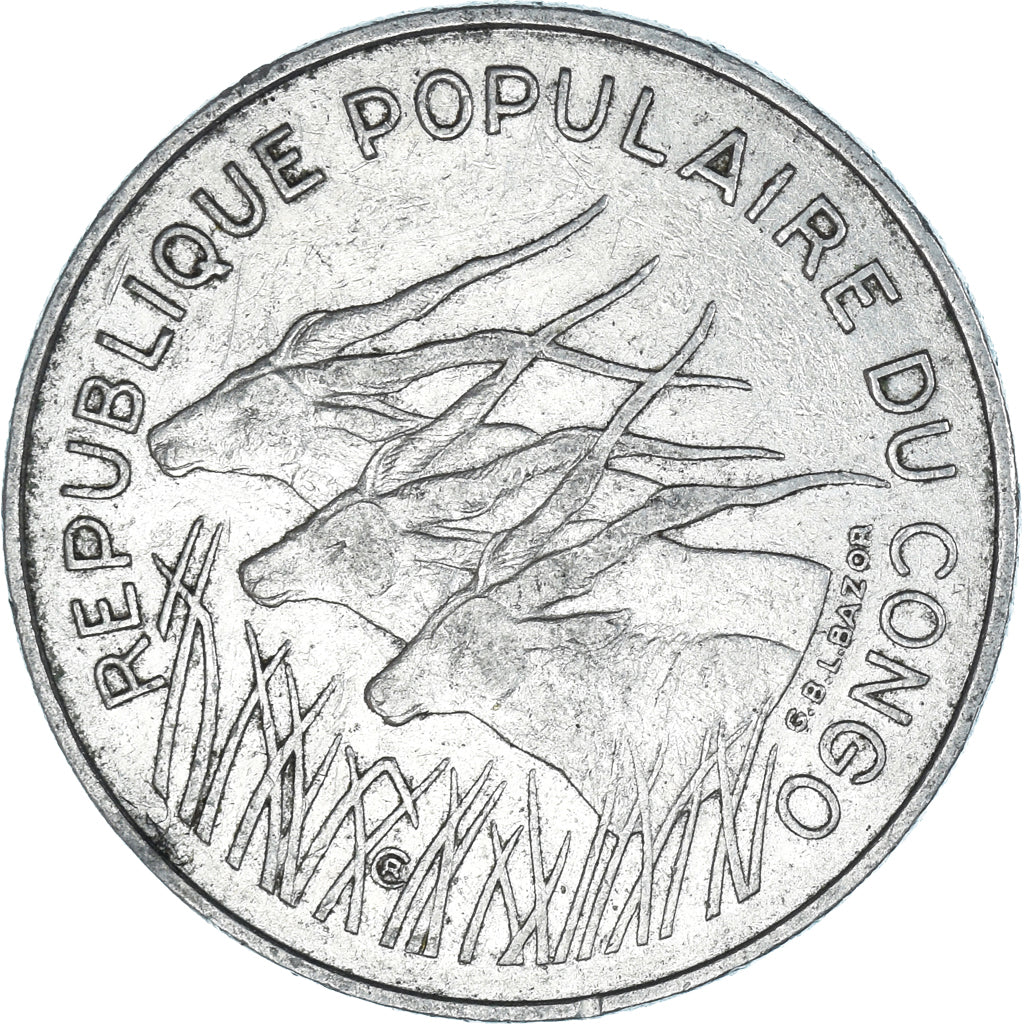 Münze, Congo, 100 Francs, 1983