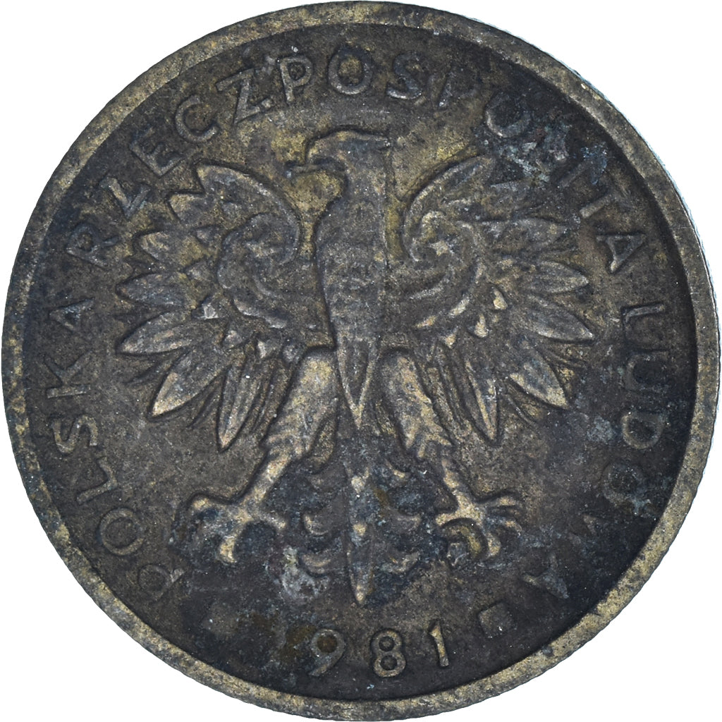 Moneta, Polonia, 2 Zlote, 1981
