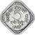Coin, India, 5 Naye Paise, 1957