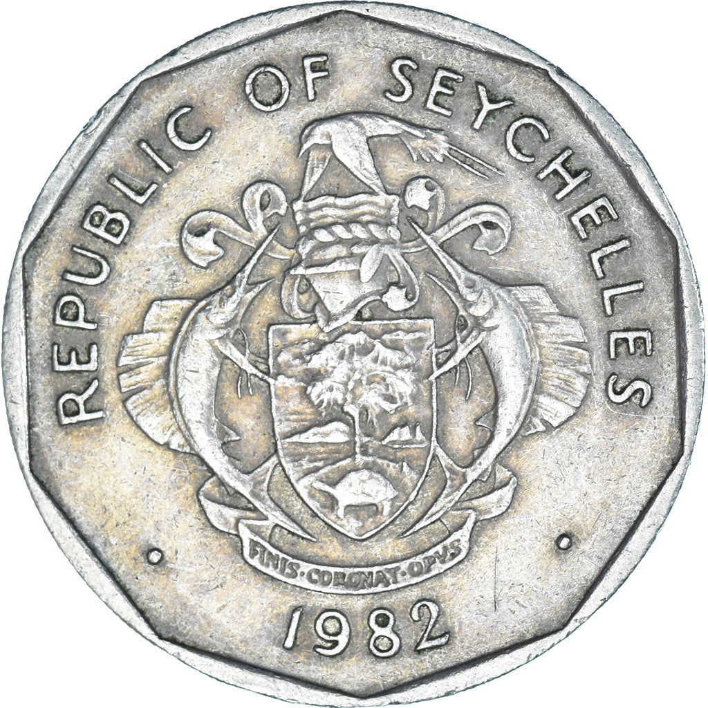 Coin, Seychelles, 5 Rupees, 1982