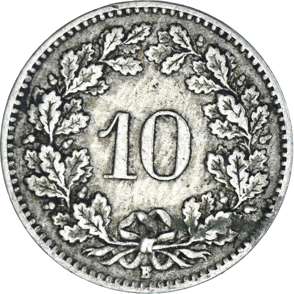 Coin, Switzerland, 10 Rappen, 1908