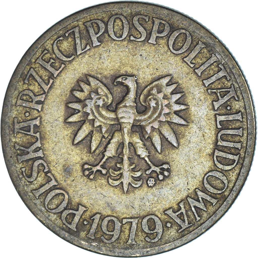 Coin, Poland, 5 Zlotych, 1979