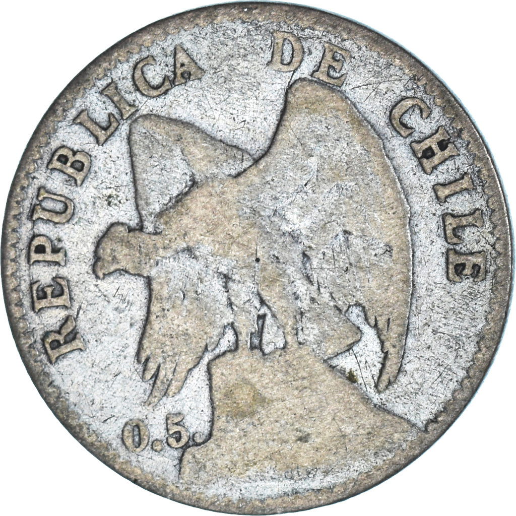 Moneda, Chile, 20 Centavos, 1907