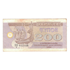 Banknote, Ukraine, 200 Karbovantsiv, 1992, KM:89a, EF(40-45)