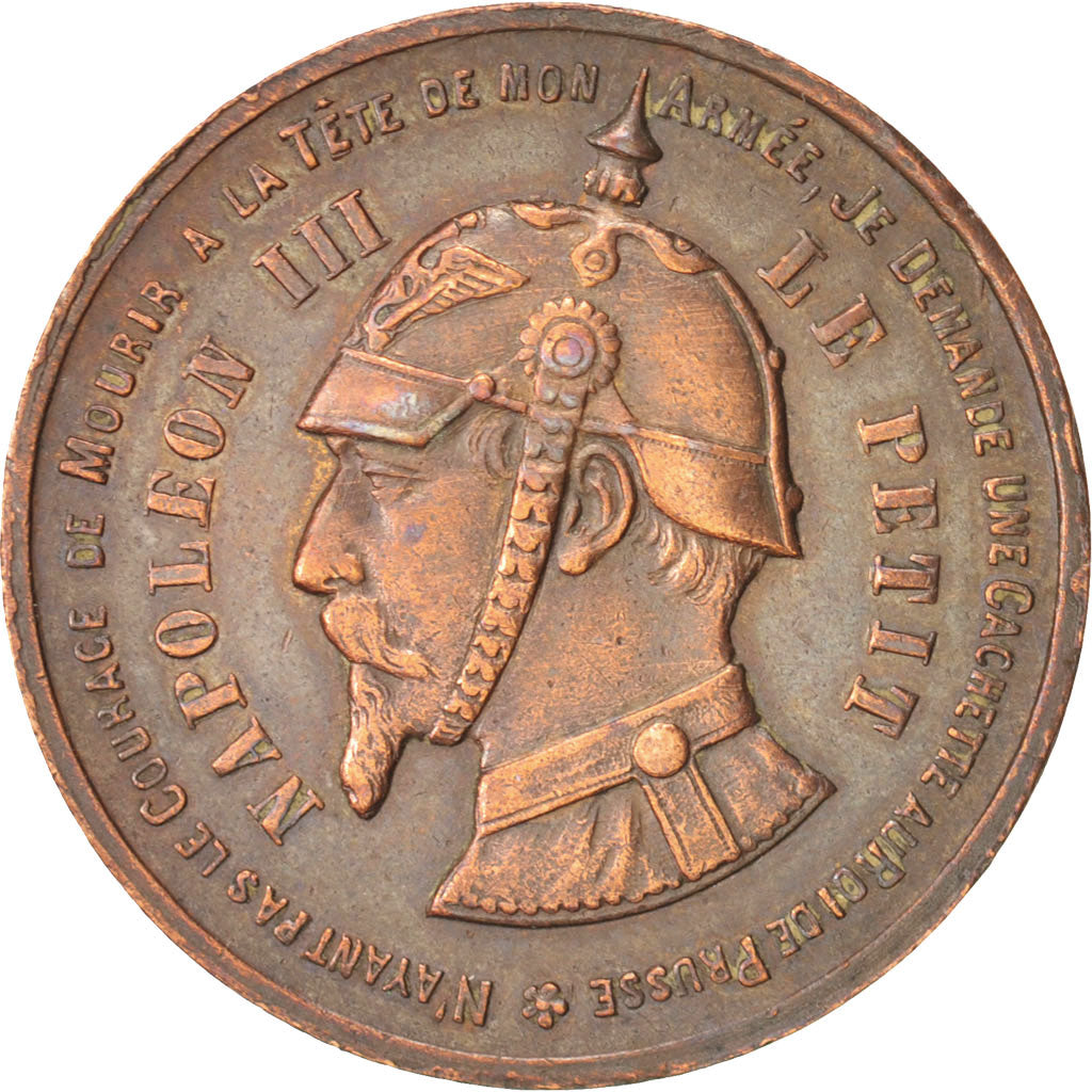 FRANCE, 10 Centimes, 1871, EF(40-45), Copper, 11.63