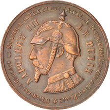 Second Empire, Module de 10 Centimes satirique, Napoléon III Le Petit portant un