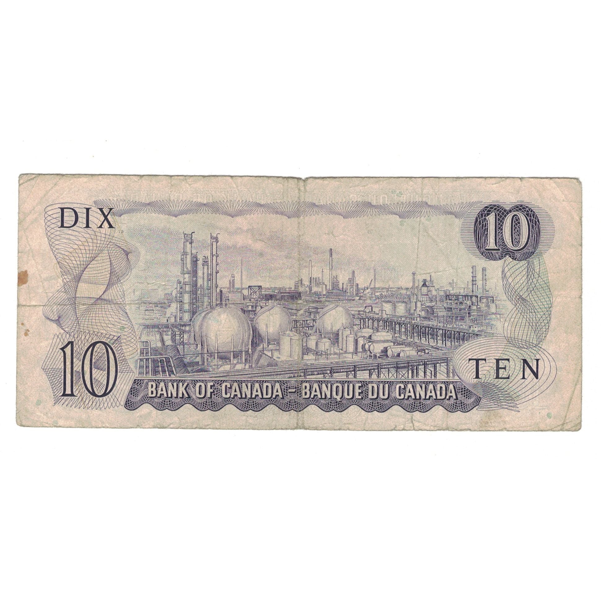 Billet, Canada, 10 Dollars, 1971, KM:88c, TB