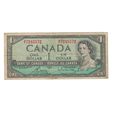 Nota, Canadá, 1 Dollar, 1954, KM:75c, VF(20-25)