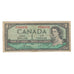 Nota, Canadá, 1 Dollar, 1954, KM:75c, VF(20-25)