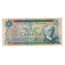 Banknote, Canada, 5 Dollars, 1972, KM:87b, VF(20-25)