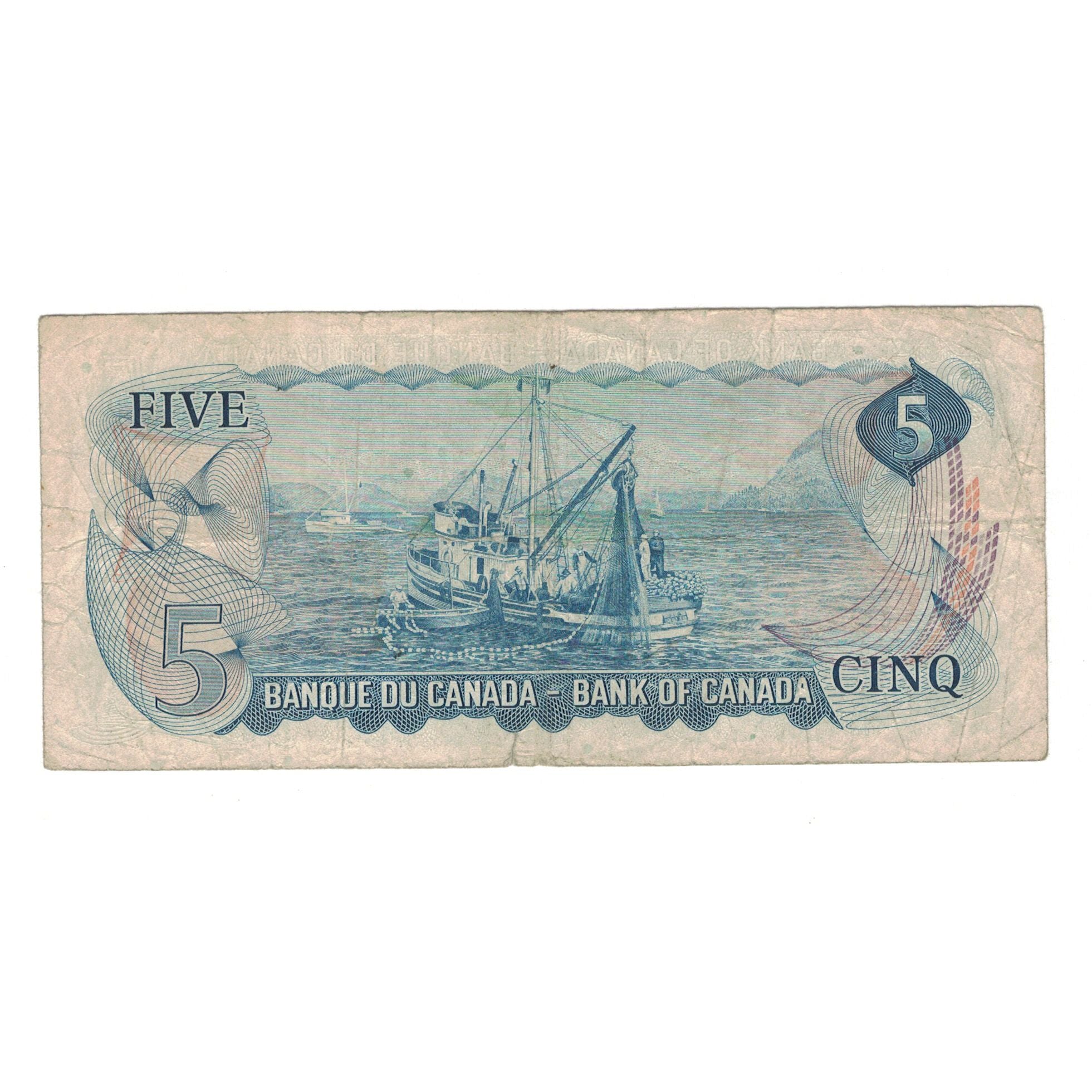 Banknote, Canada, 5 Dollars, 1972, KM:87b, VF(20-25)