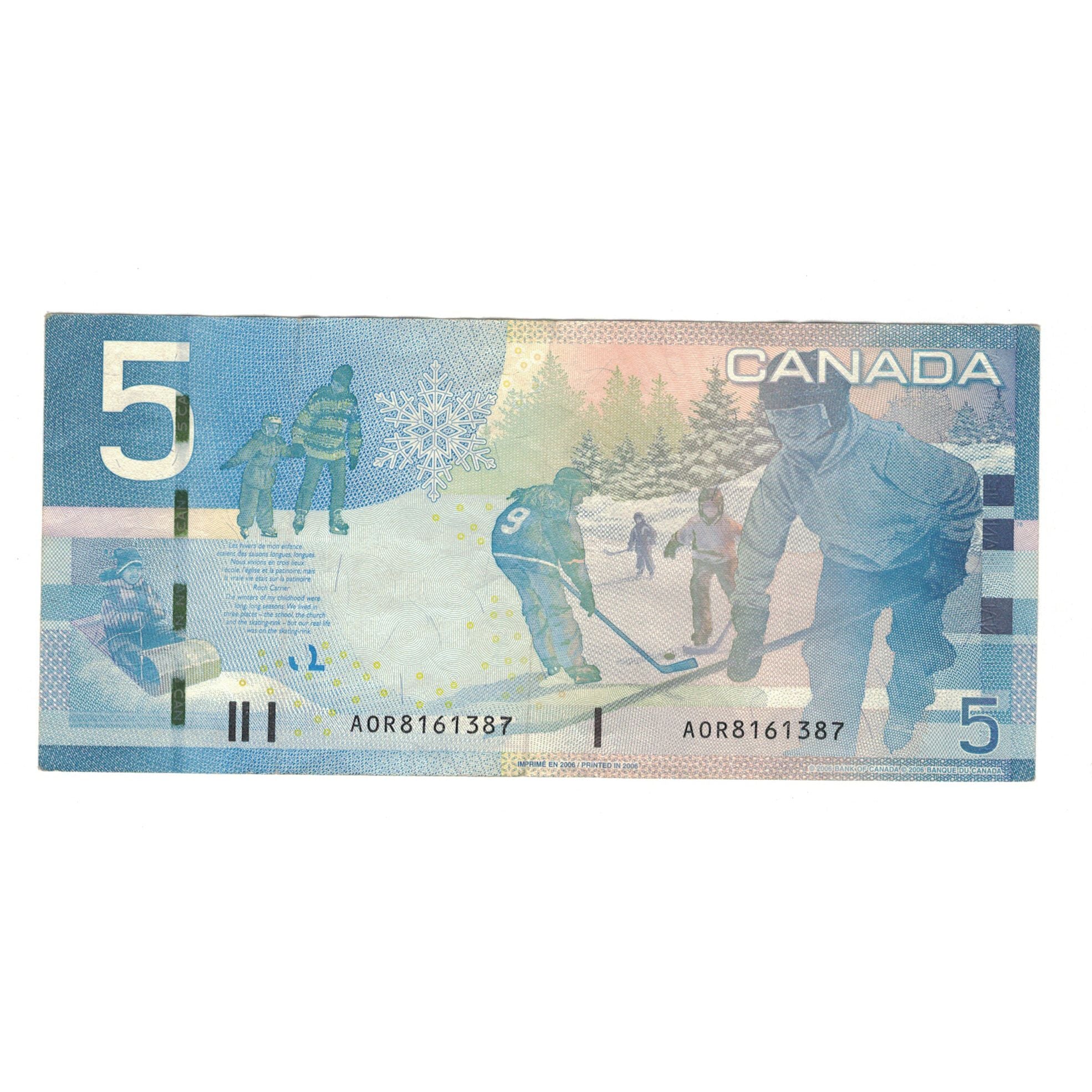 Banknote, Canada, 5 Dollars, 2006, KM:101Aa, AU(50-53)