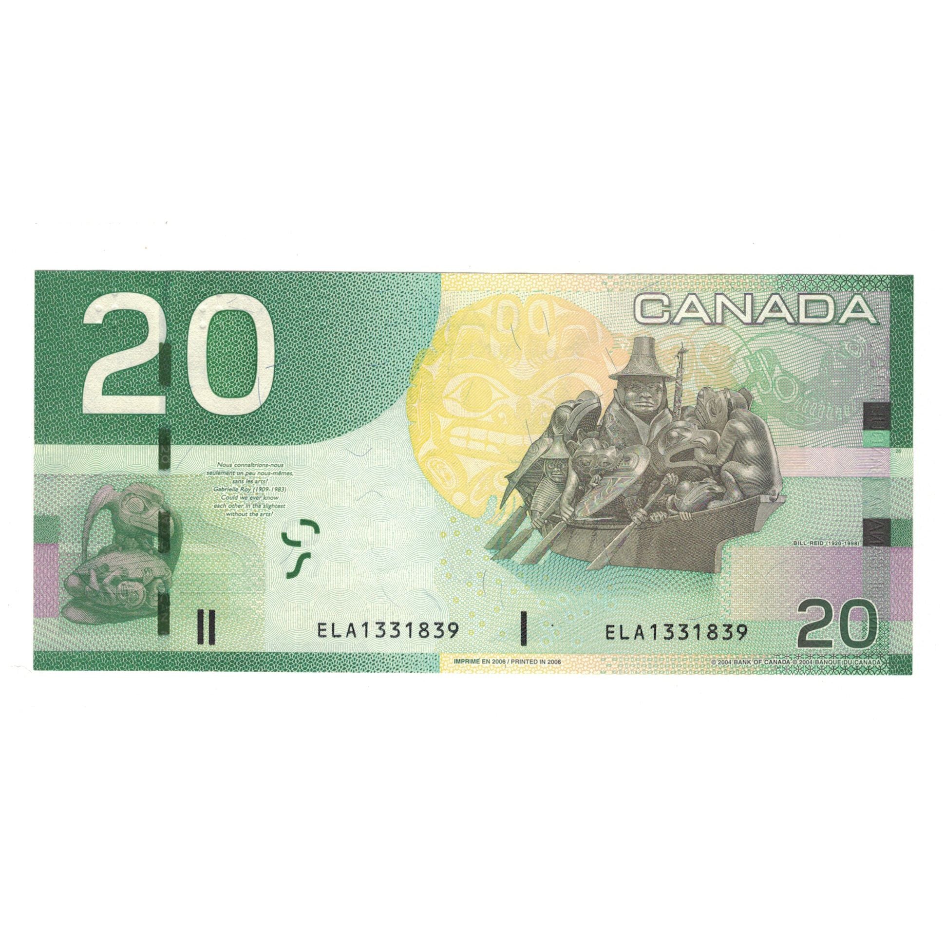 Banknote, Canada, 20 Dollars, 2004, KM:103a, UNC(65-70)