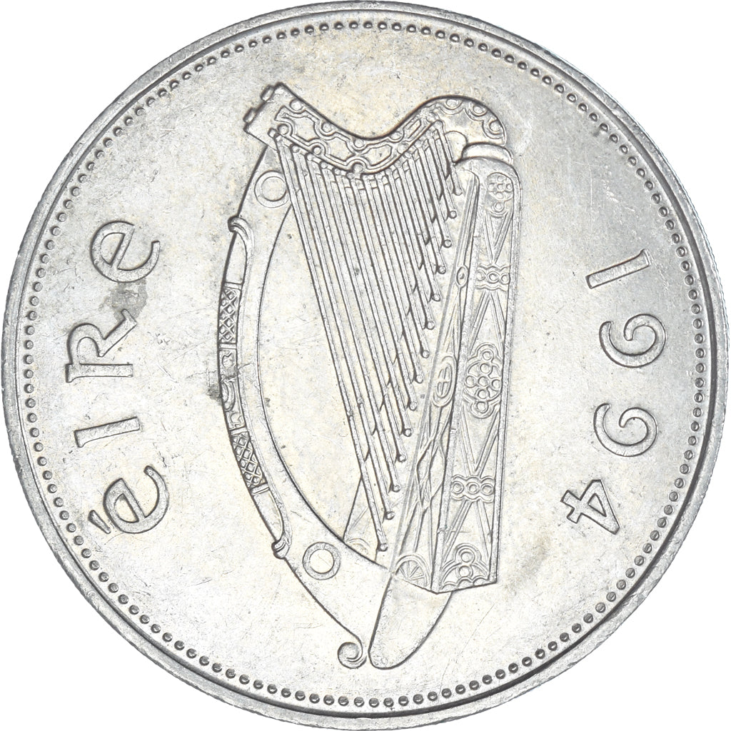 Coin, Ireland, Punt, Pound, 1994
