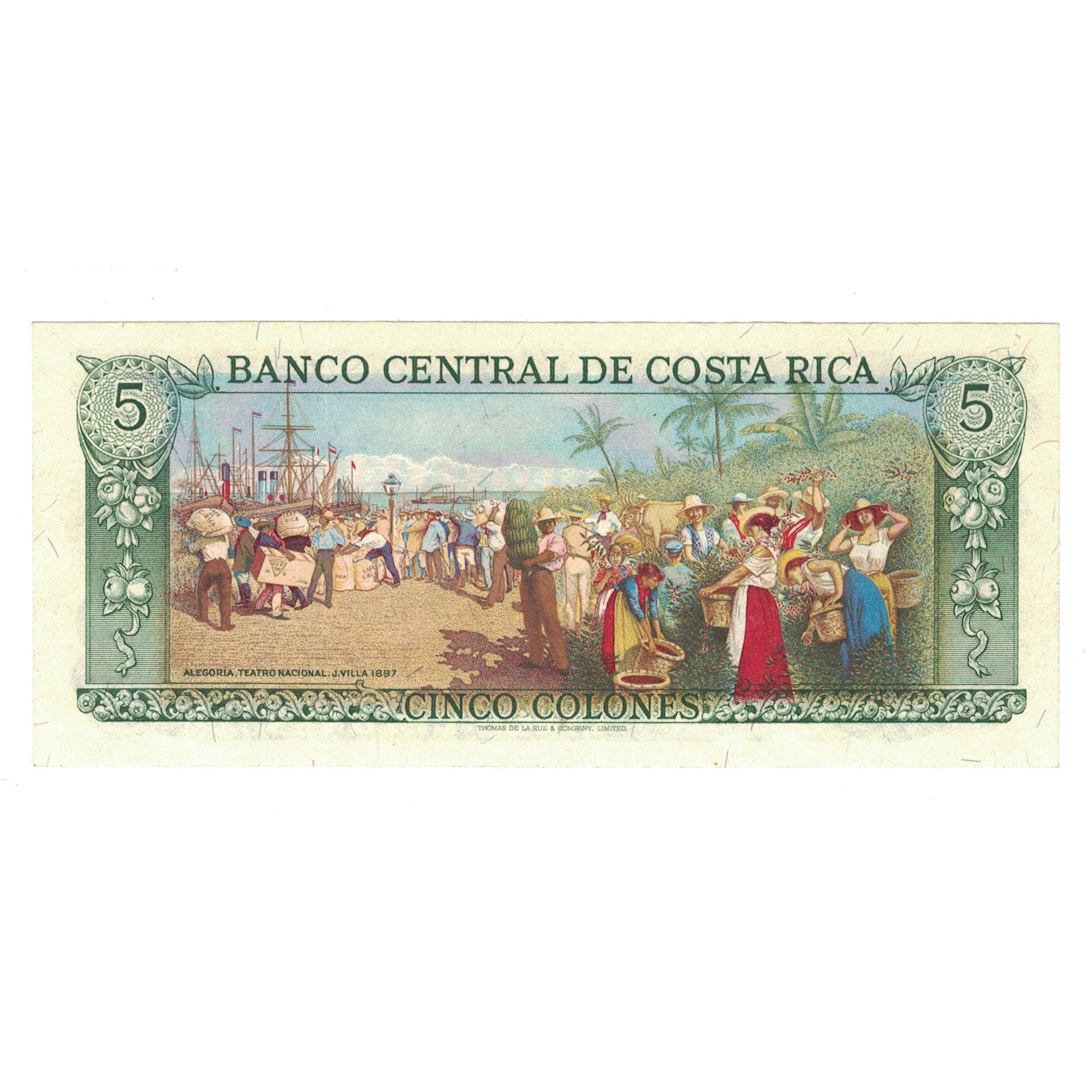 Billet, Costa Rica, 5 Colones, 1981, 1981-03-12, KM:236d, TTB+