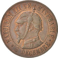 FRANCE, 10 Centimes, 1871, MS(60-62), Copper, 11.04