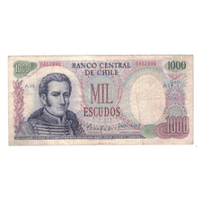 Billete, 1000 Escudos, Chile, KM:146, BC+