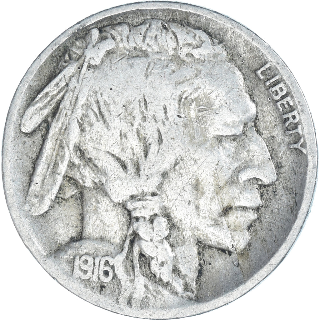Munten, Verenigde Staten, 5 Cents, 1916