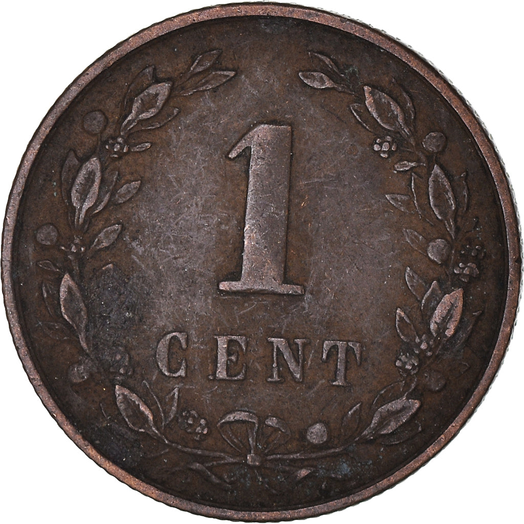 Moeda, Países Baixos, Cent, 1898