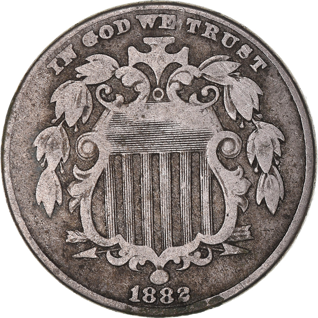 Coin, United States, 5 Cents, 1882